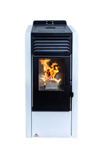 Estufa de pellet AURUM 10 kW blanco WIFI